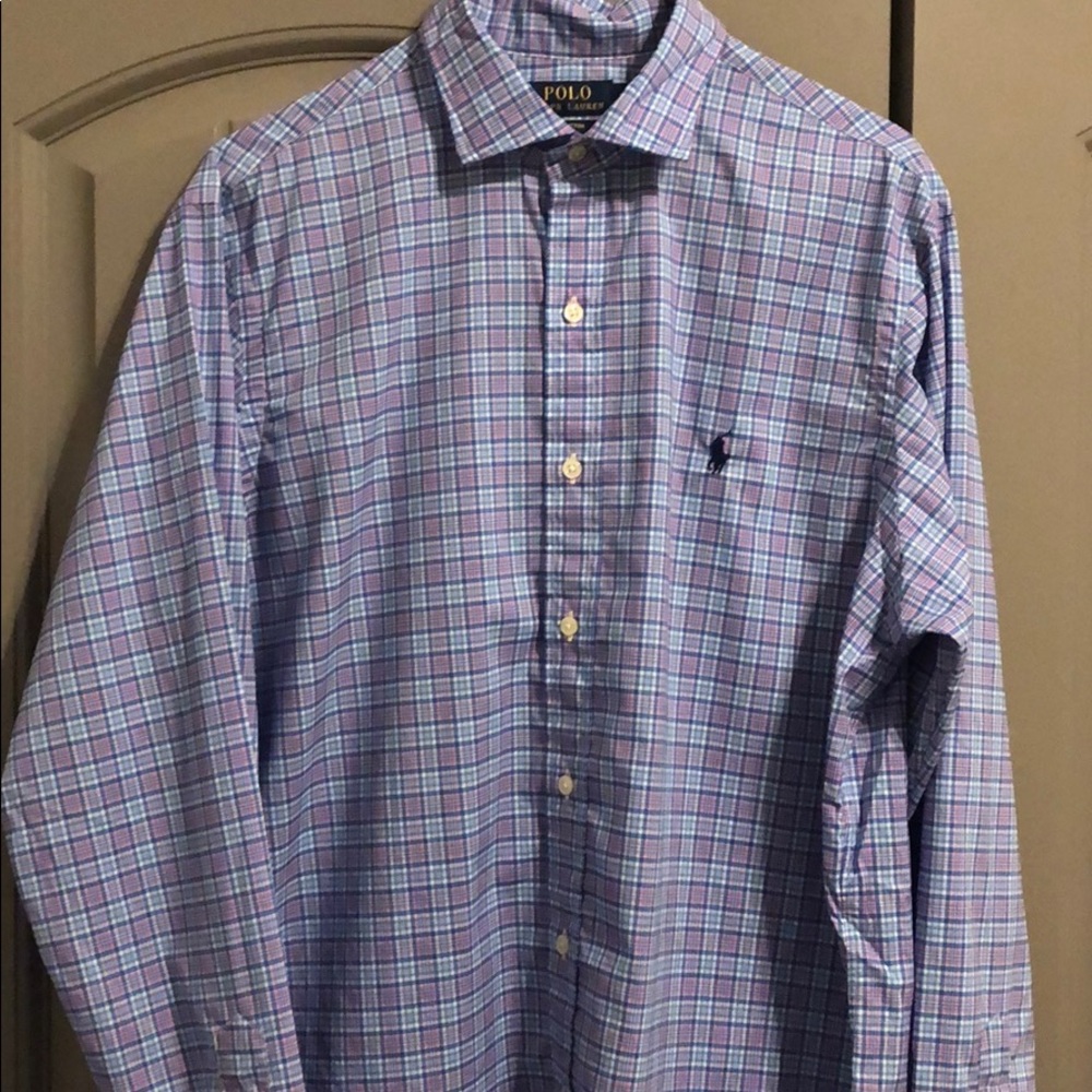 Polo Ralph Lauren Plaid Oxford Long Sleeve Shirt